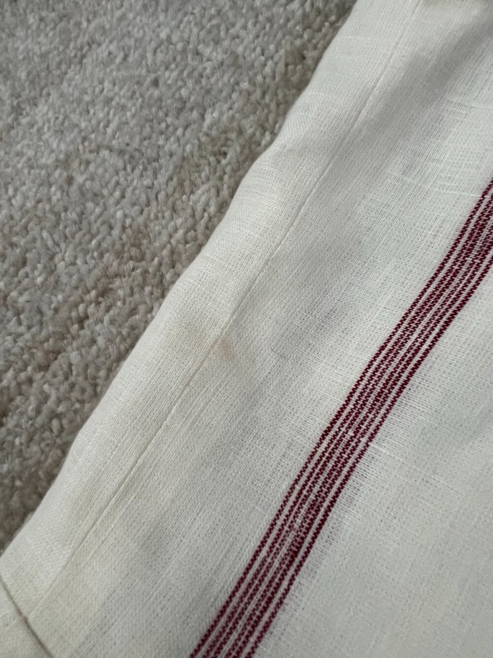 Reformation Lavender Linen Striped Midi Dress 12 - Picture 11 of 13